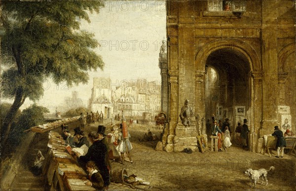 Quai de Conti, in 1846, 1846.