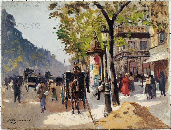 Boulevard des Italiens, c1900.