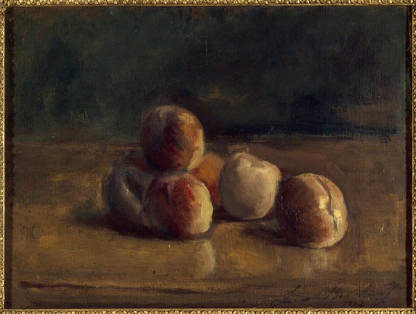 Nature morte aux pêches, 1922.