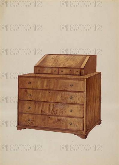 Scrutoir or Butler's Desk, c. 1936.