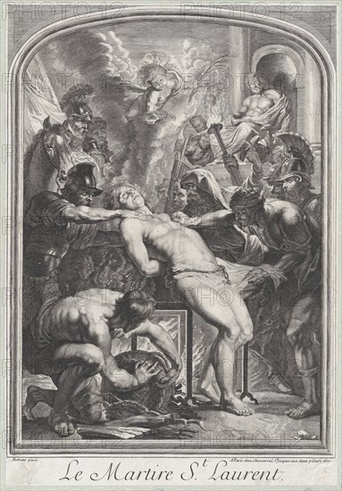 Saint Lawrence at the Stake, ca. 1700-29.