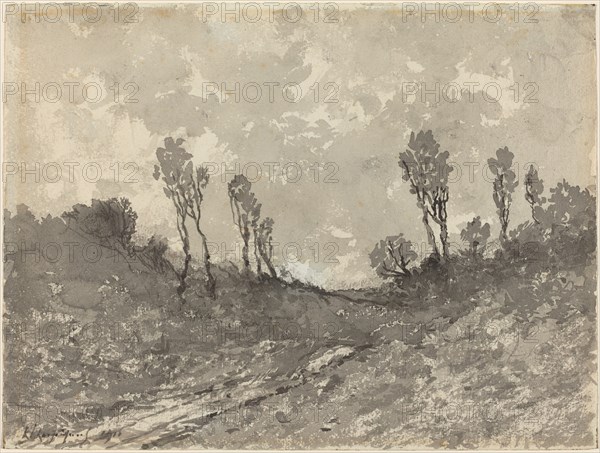 Road at Hérisson, 1911.