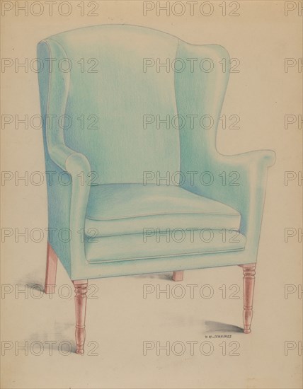 Duncan Phyfe Chair, c. 1936.