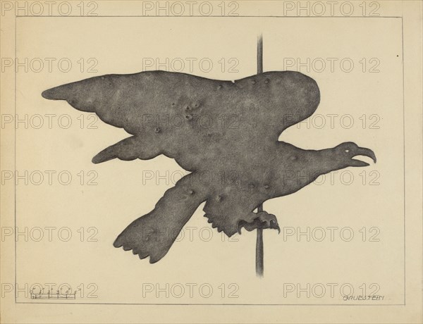 Weather Vane - Eagle, c. 1937.