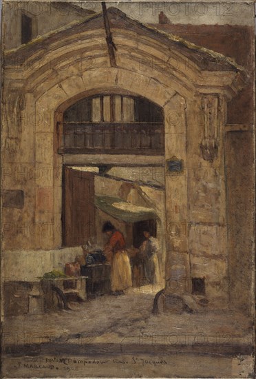 Porte Rue Saint-Jacques, 1905.