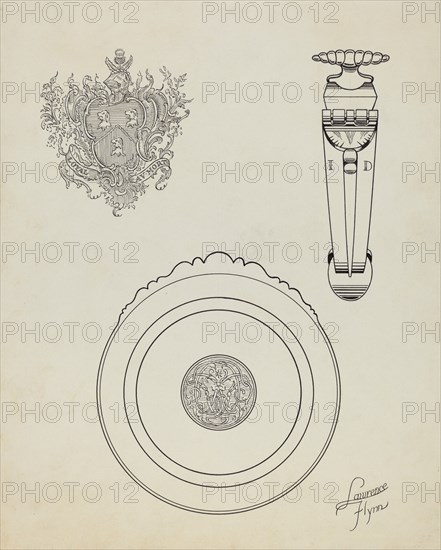 Silver Tankard: Detail, c. 1936.