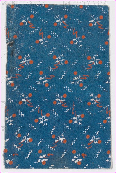 Sheet with abstract pattern, 19th century.