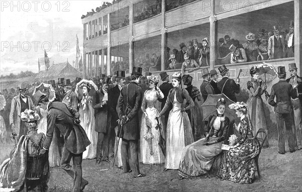 ''Society at Ascot- The Cup Day', 1890. Creator: Unknown.
