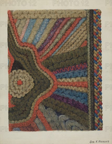 Shaker Woolen Rug, 1935/1942.