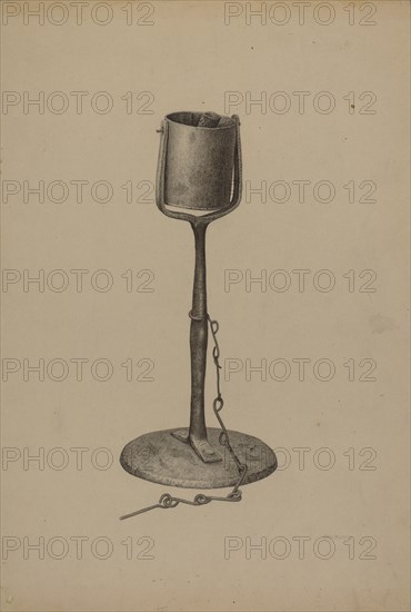 Pennsylvania Fat Lamp, c. 1940.