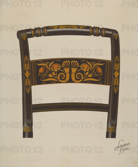 Back of Hitchcock Chair, c. 1936.