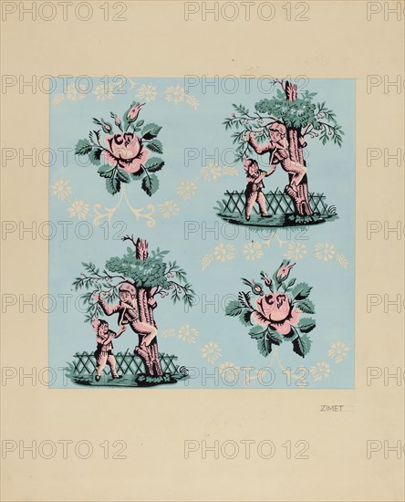 Wall Paper ("The Cherry Boy"), c. 1937.