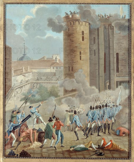 Storming of the Bastille, July 14, 1789.