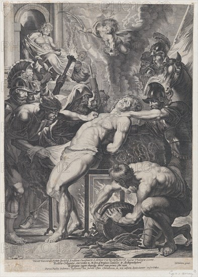 Saint Lawrence at the Stake, ca. 1621-1750.