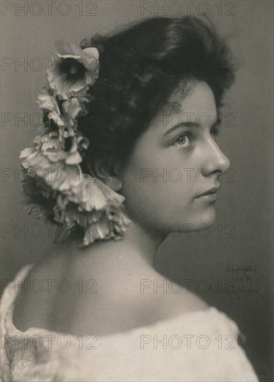 Geraldine Farrar , c1898. Creator: Addie Kilburn Robinson.