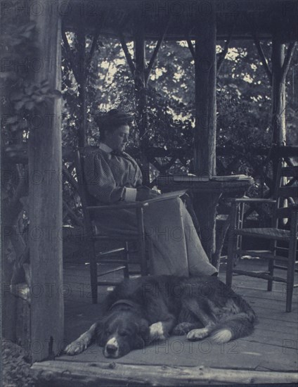 Mabel Osgood Wright, c1900. Creator: James Osborne Wright.