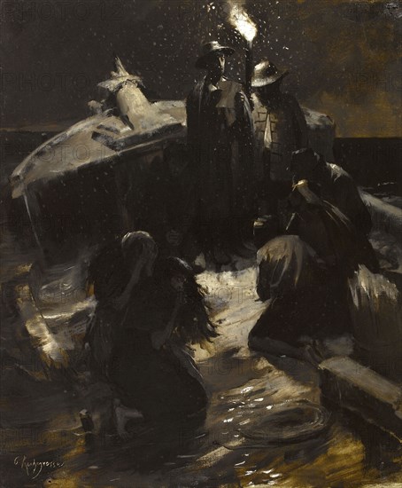 The shipwreck, c1886.