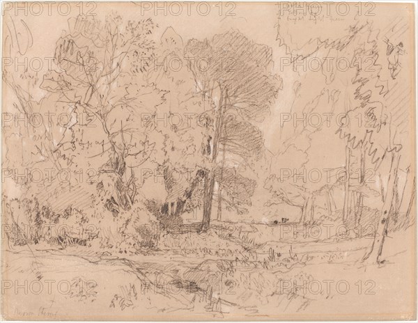 Wooded Landscape, probably 1841.