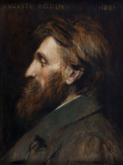 Portrait of Auguste Rodin, 1881.