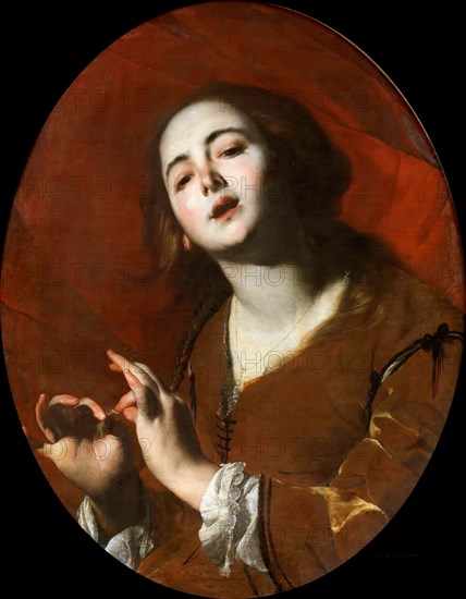 The Singer, 1650. Creator: Cavallino, Bernardo (1616-1656).