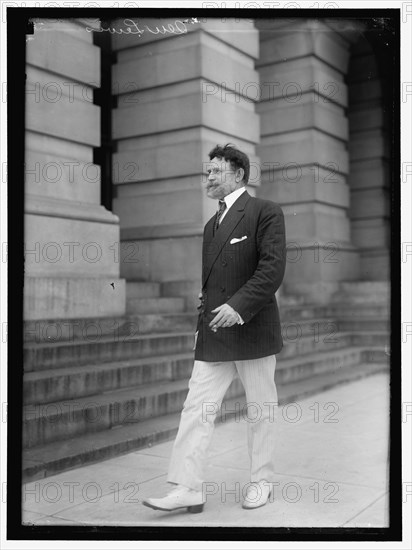 Sen. Lewis, between 1913 and 1917. Creator: Harris & Ewing.