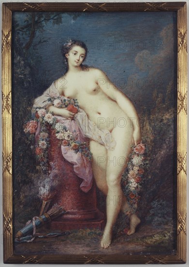 Venus leaning on a column, c1780.