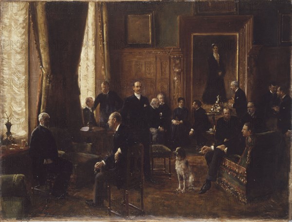 Countess Potocka's drawing room, 1887.