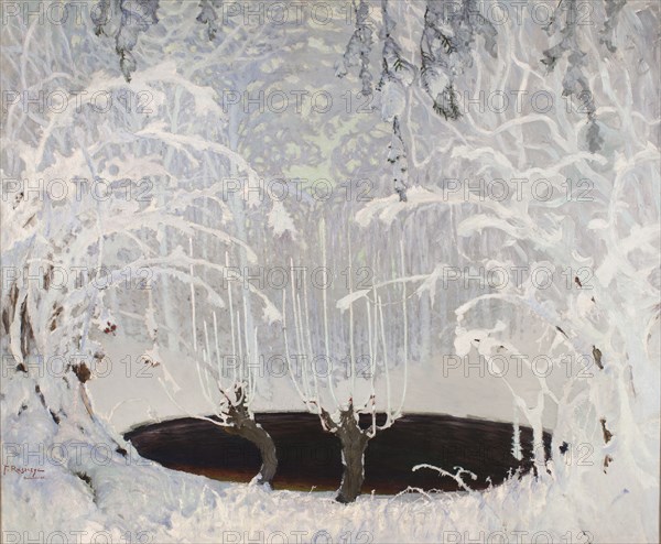 Winter Tale, 1904. Creator: Ruszczyc, Ferdynand (1870-1936).