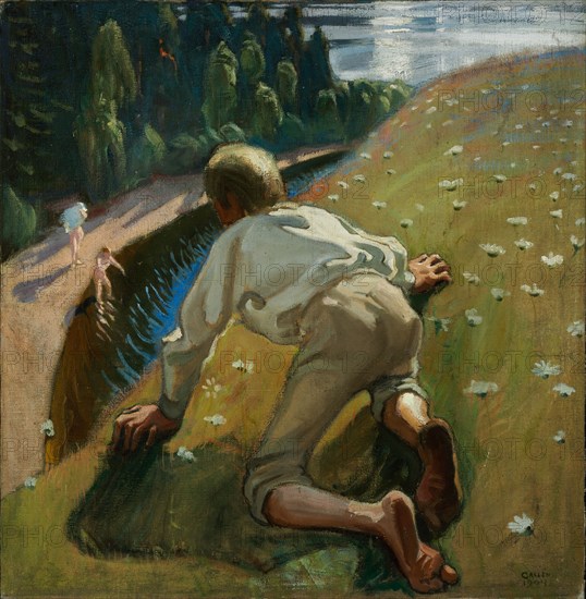 The Faun, 1904. Creator: Gallen-Kallela, Akseli (1865-1931).