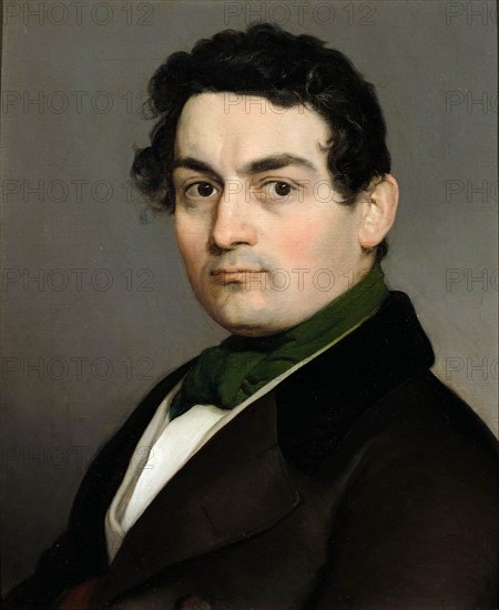 Self-Portrait, 1840. Creator: Scaramuzza, Giovanni (1818-?).