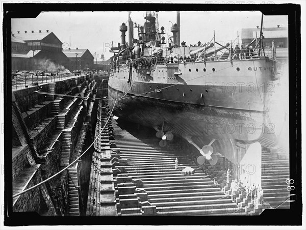 U.S.S. Utah, between 1909 and 1914. Creator: Harris & Ewing.