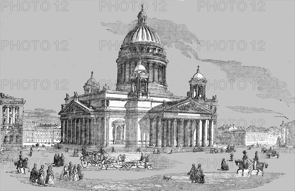 'Church of St Isaac, St Petersburg', 1854. Creator: Unknown.