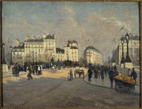 View of the Pont-Neuf, c1900.