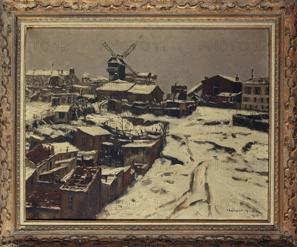 Montmartre, under snow, 1903.