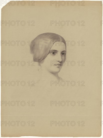 Head of a Young Woman, 1840-1854.