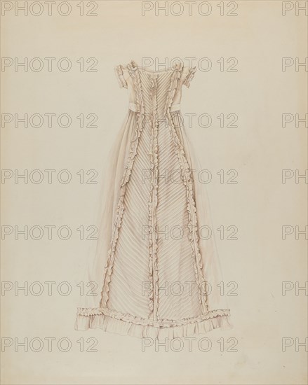 Infant's Dress (Back View), c. 1938.