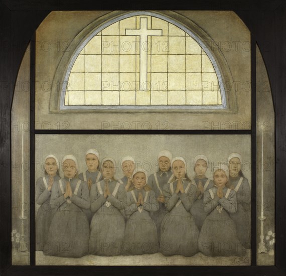 La chapelle : Les orphelines, c.1901.