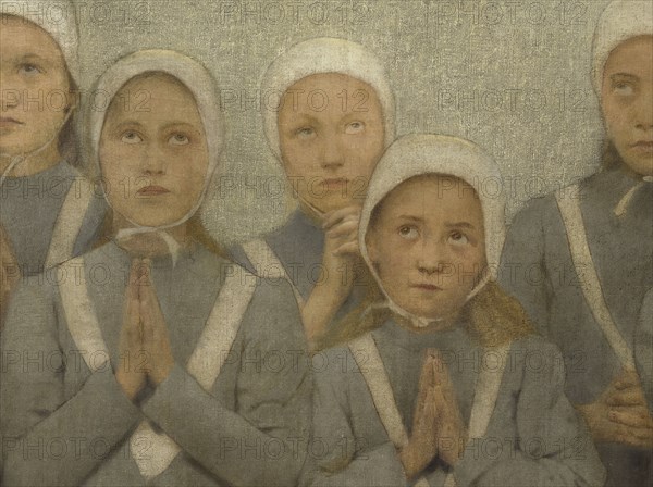 La chapelle : Les orphelines, c.1901.