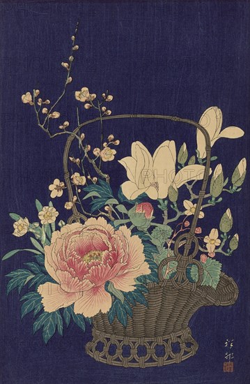 Bamboo Flowerbasket, 1932. Private Collection.