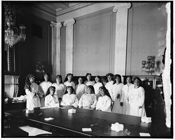 Senate Women, between 1910 and 1920. Creator: Harris & Ewing.