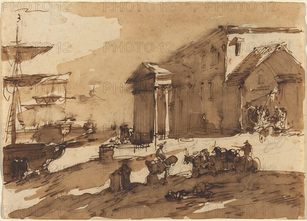 Capriccio of a Port Scene.