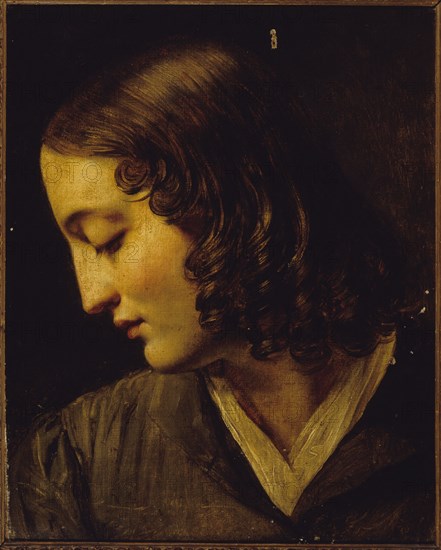 Madame Colin de profil, c1830.