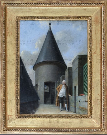 Louis XVI at the temple, 1814.