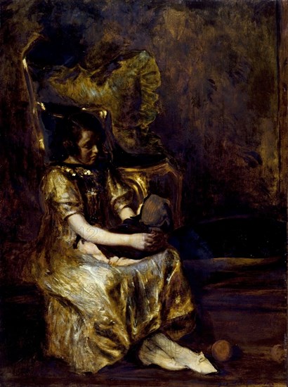 The child with the doll, 1900.