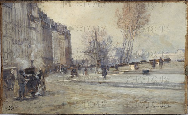 Quai des Grands Augustins, 1901.