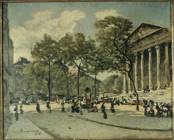 Place de la Madeleine in 1912, 1912.