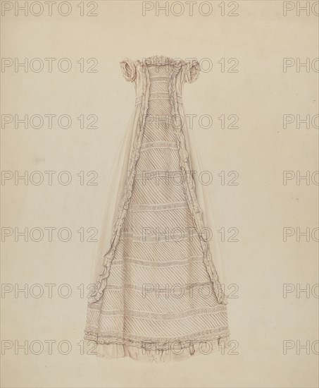 Infant's Dress (Front View), c. 1938.