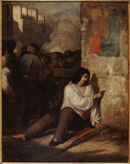 Episode of the 1848 revolution, c1848.