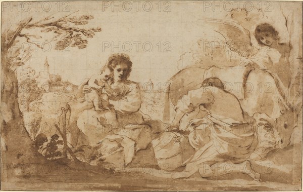 The Rest on the Flight into Egypt, c. 1626.