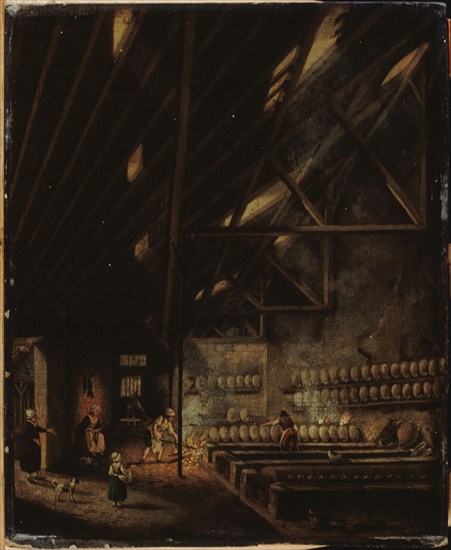 Interior of a workshop, c1777.